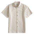 OROMEN Freshwater Everyday Shirt in Oatmeal – Front View