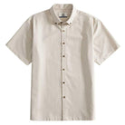 OROMEN Freshwater Everyday Shirt in Oatmeal – Front View