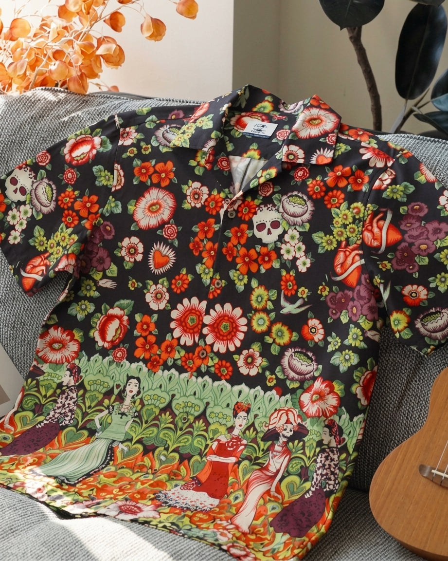 OROMEN Frida & Flowers Shirt – Product Details