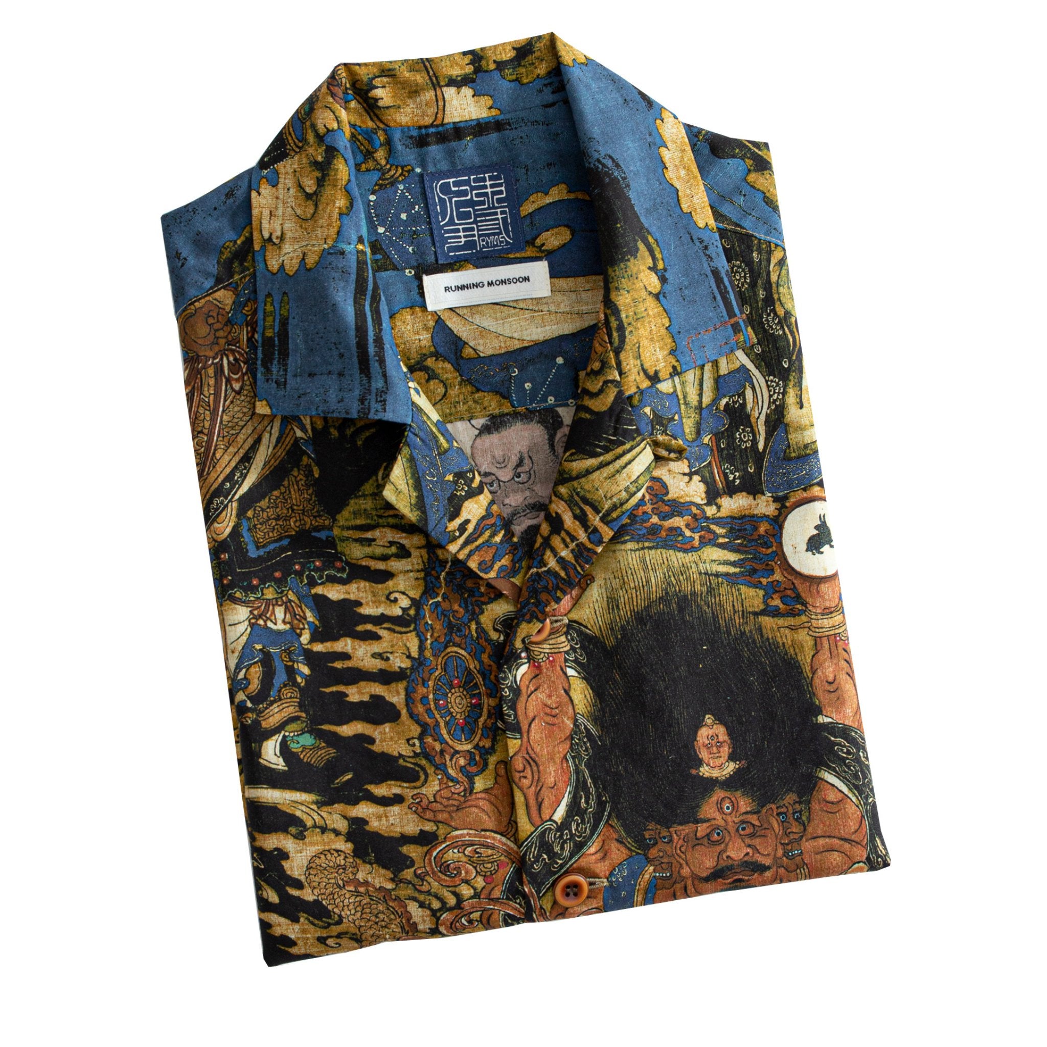 OROMEN Guardian Deities Shirt - Model Lifestyle Shot