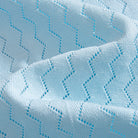 OROMEN Hollow Knit Polo Shirt – Close-up Texture Detail
