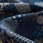 OROMEN Indigo Boro Patchwork Shirt – Japanese Fabric Detail