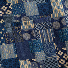 OROMEN Indigo Boro Patchwork Shirt – Single Chest Pocket