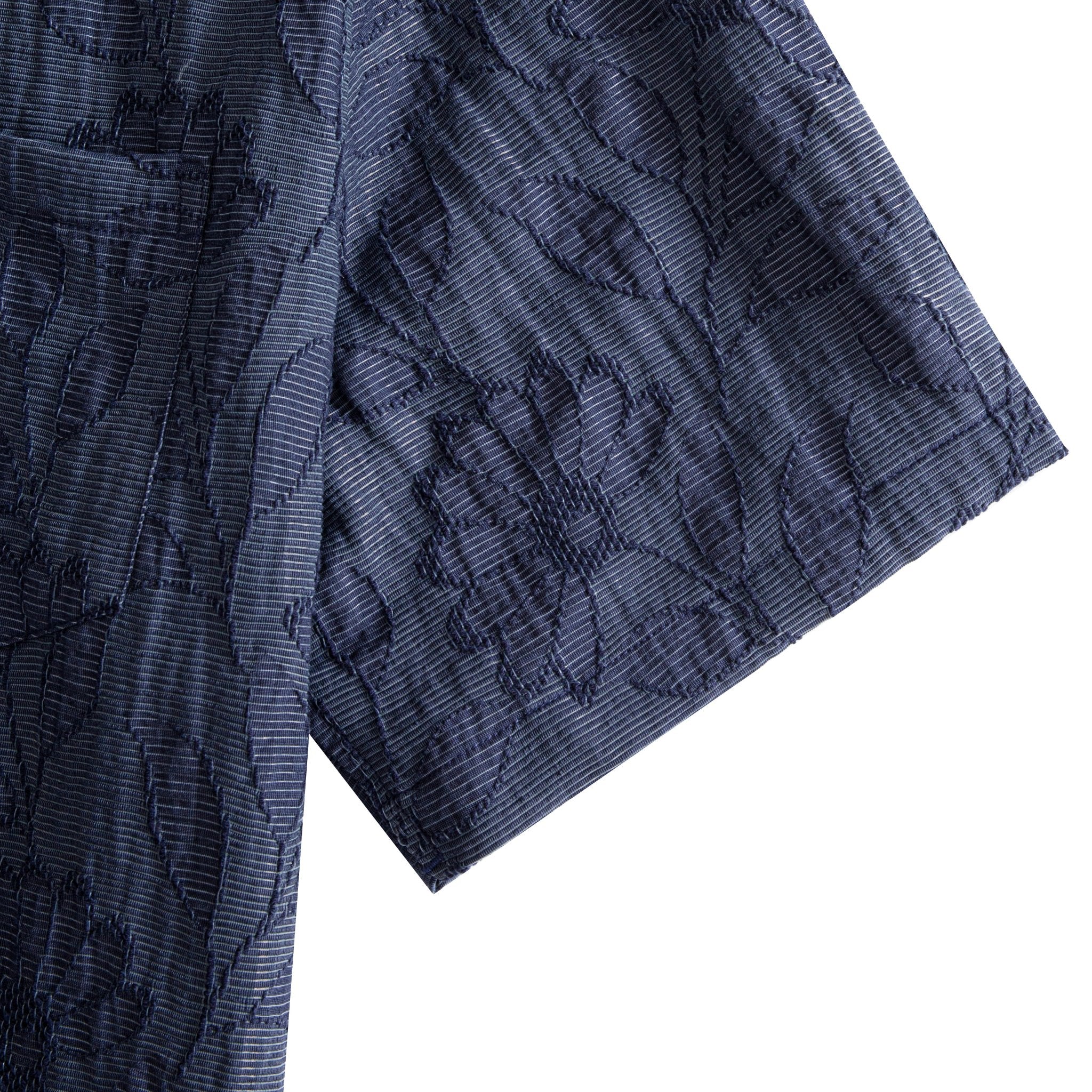OROMEN Jack Jacquard Shirt – Front View Short Sleeve