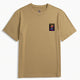 OROMEN Khaki "Let's Take A Trip" Mushroom Embroidery T-Shirt – Front View