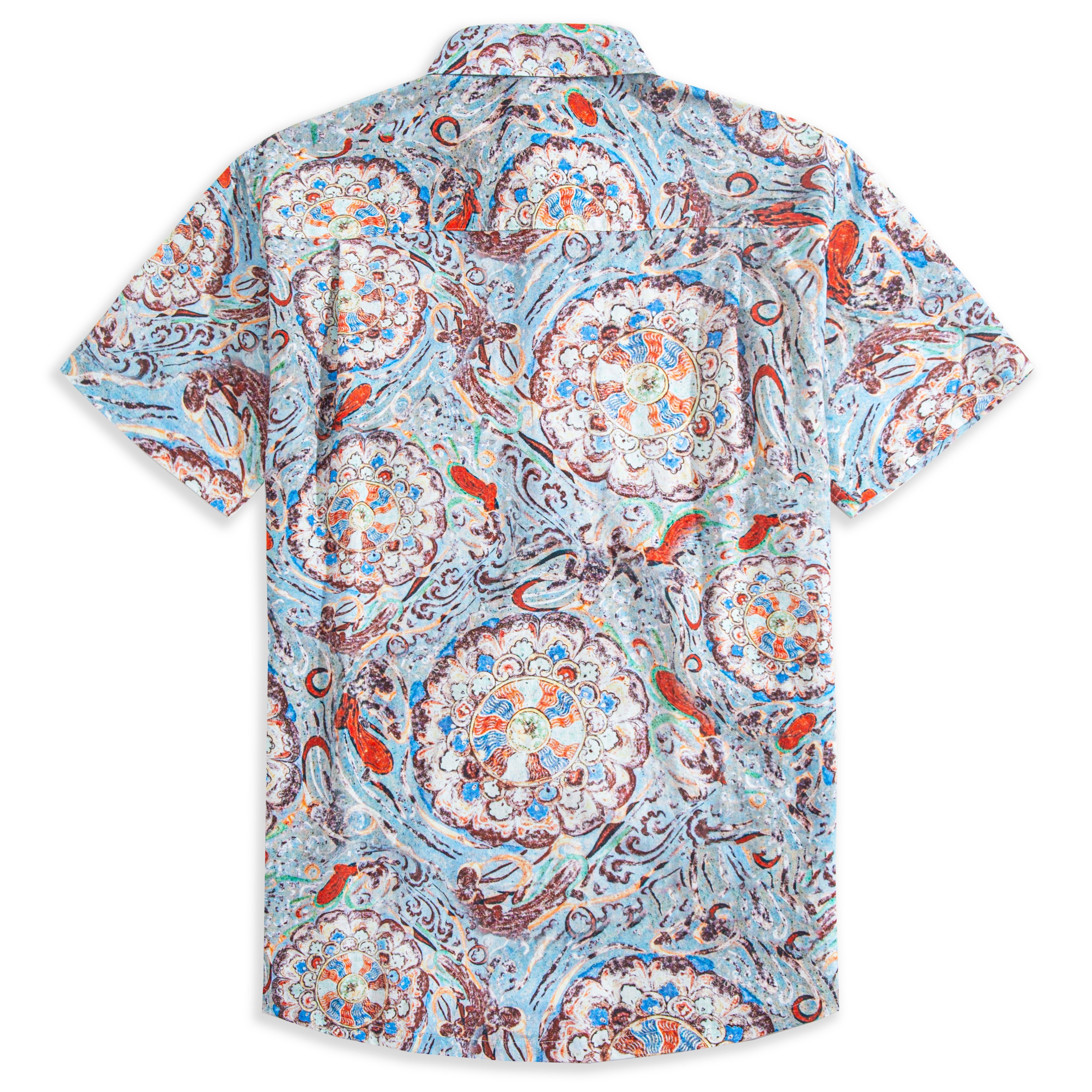 OROMEN Lotus Flying Caisson Shirt – Model Front Lifestyle