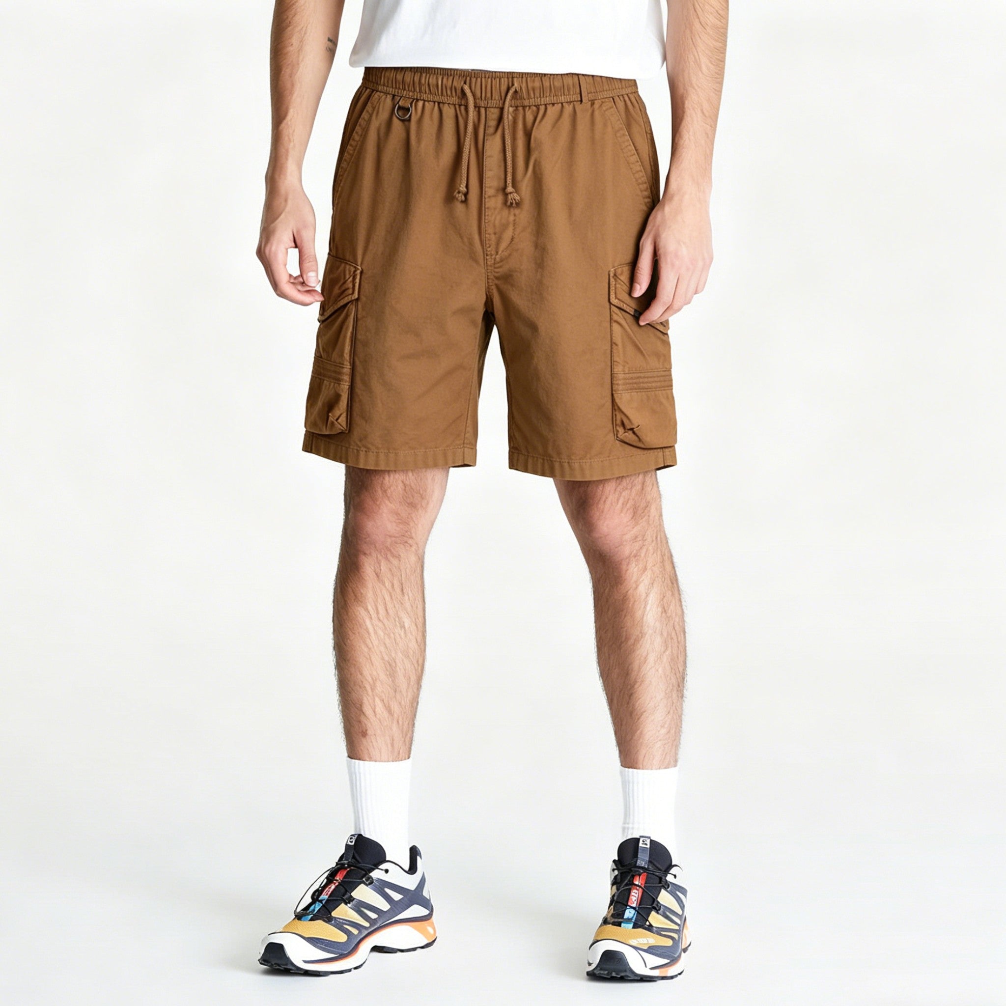 OROMEN Military Cargo Shorts – Side Cargo Pocket Close-Up
