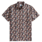 OROMEN Phoenix Flowers Retro Shirt – Front Detail View