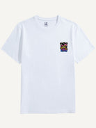 OROMEN Psychedelic Mushroom T-shirt in white