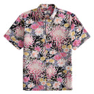 OROMEN Rangiku Dancing Chrysanthemum Japanese Cotton Shirt – Front View