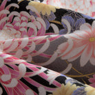 OROMEN Rangiku Shirt Fabric Texture – Japanese Cotton Chrysanthemum Print