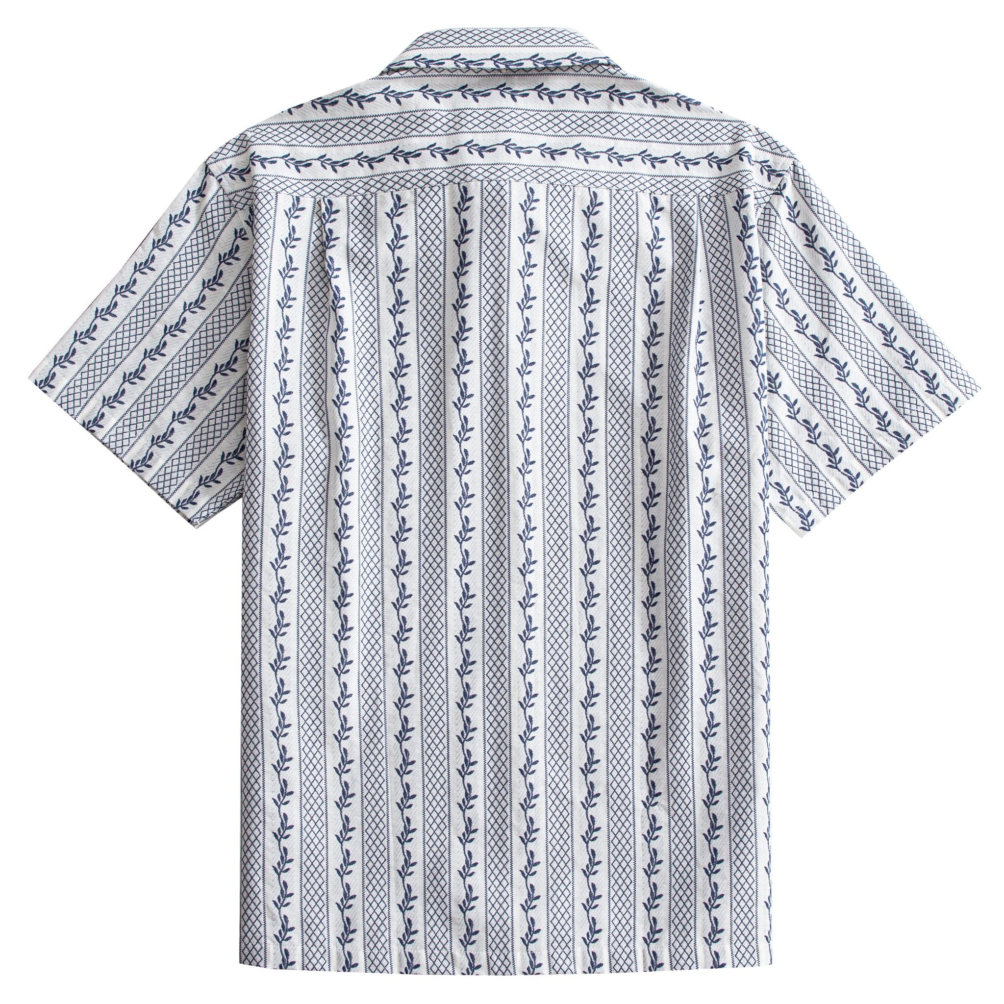 OROMEN Rich Texture Shirt – Back View