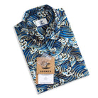 OROMEN Rolling Waves Aloha Shirt – Folded Display View
