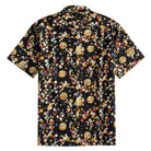 OROMEN Sakura Bloom Shirt – Back View, All-Season Men's Woven Stripe Shirt