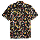 OROMEN Sakura Bloom Shirt – Front View, 100% Cotton Men's Button-Down