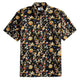 OROMEN Sakura Bloom Shirt – Front View, 100% Cotton Men's Button-Down