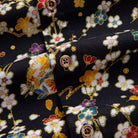 OROMEN Sakura Bloom Shirt – Natural Coconut Buttons Close-Up