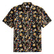 OROMEN Sakura Bloom Shirt – Front View, 100% Cotton Men's Button-Down