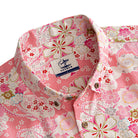OROMEN Sakura Spheres – button-down collar and coconut buttons detail