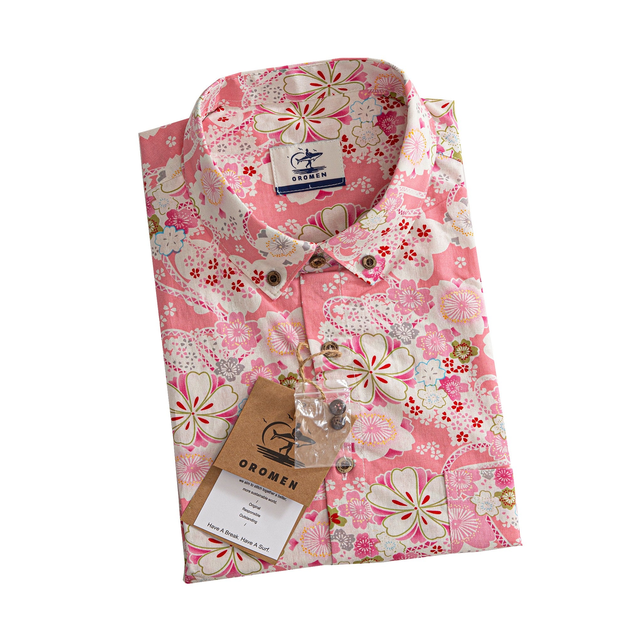 OROMEN Sakura Spheres shirt – full outfit styling
