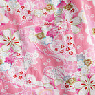 OROMEN Sakura Spheres shirt – model wearing pink lifestyle