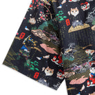 OROMEN Samurai Cat shirt – side vent back box pleat detail