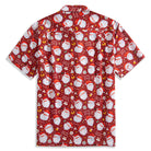 OROMEN Santa Claus Festival Shirt Back View – Retro Christmas Print