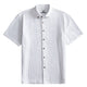 OROMEN Signature Tailored Silhouette Shirt in White – Front View