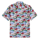 OROMEN Snow-capped Peaks of Fuji aloha shirt full view with Japanese traditional motifs
