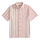 OROMEN Striped Jacquard Pink Shirt - Front View