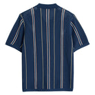 OROMEN Striped Knit Shirt – Fabric and Weave Detail
