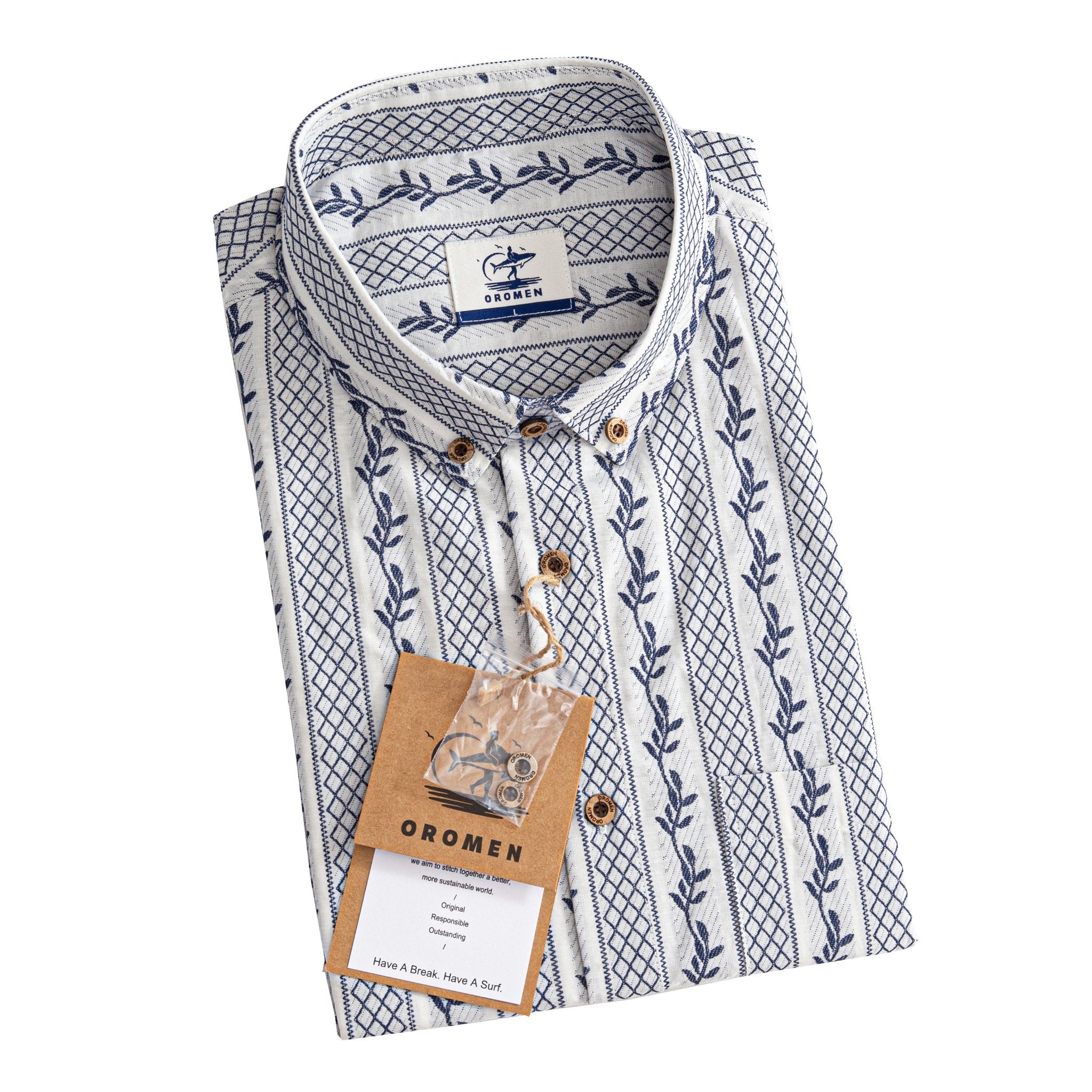 OROMEN Striped Shirt – Lifestyle Editorial Styling