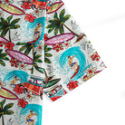 OROMEN Surf Junkie Aloha Shirt – Short Sleeves Details