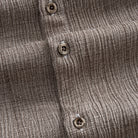 OROMEN The Breeze Crinkle Shirt – Natural Coconut Buttons