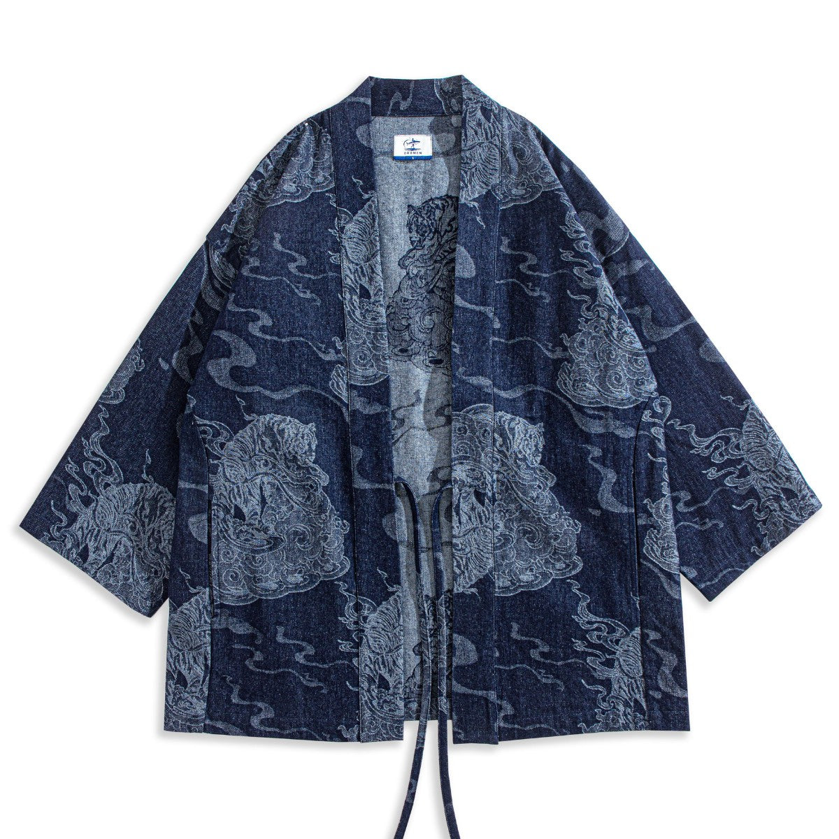 OROMEN Tiger Haori Kimono Jacket – Model Wearing Full Look
