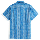OROMEN Totem And Leaf Hawaiian Shirt back view — full totem and leaf print aloha shirt