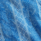 OROMEN Totem And Leaf Hawaiian Shirt — chest pocket detail with totem and leaf print