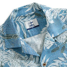 OROMEN Tropical Totem Aloha Shirt – Camp Collar Detail & Woven Brand Label