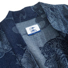 OROMEN Ukiyo-e Tiger Haori Jacket Front View – Traditional Japanese Kimono Style