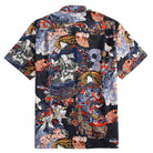 OROMEN Warrior shirt showing samurai war fan and sword motifs