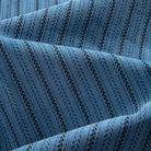 OROMEN Wheat Stripe Corduroy Shirt – 100% Cotton Fabric Close-up, Wheat Stitch Corduroy Texture Detail