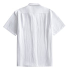 OROMEN White Shirt – Back View Structured Silhouette