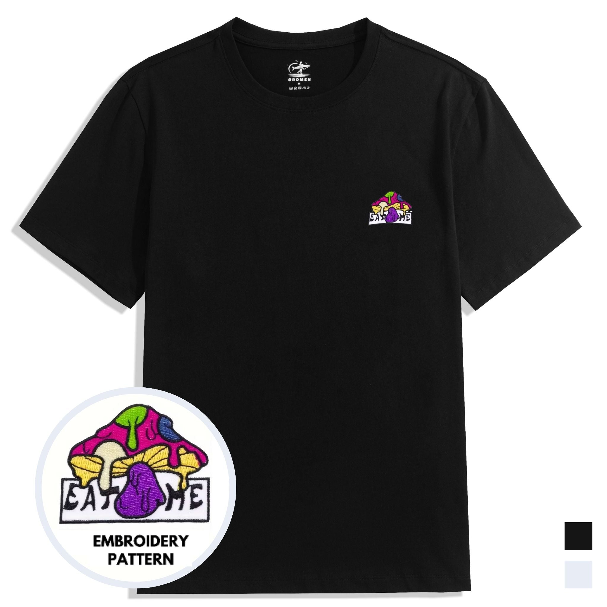 OROMEN Men's 100% Cotton T-Shirt – 