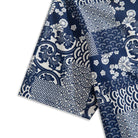 OROMEN aloha shirt ukiyoe collage sleeve detail