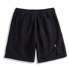 OROMEN linen cotton shorts fabric close-up – premium linen texture