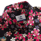 OROMEN sakura shirt front view - 100% cotton button-down collar design