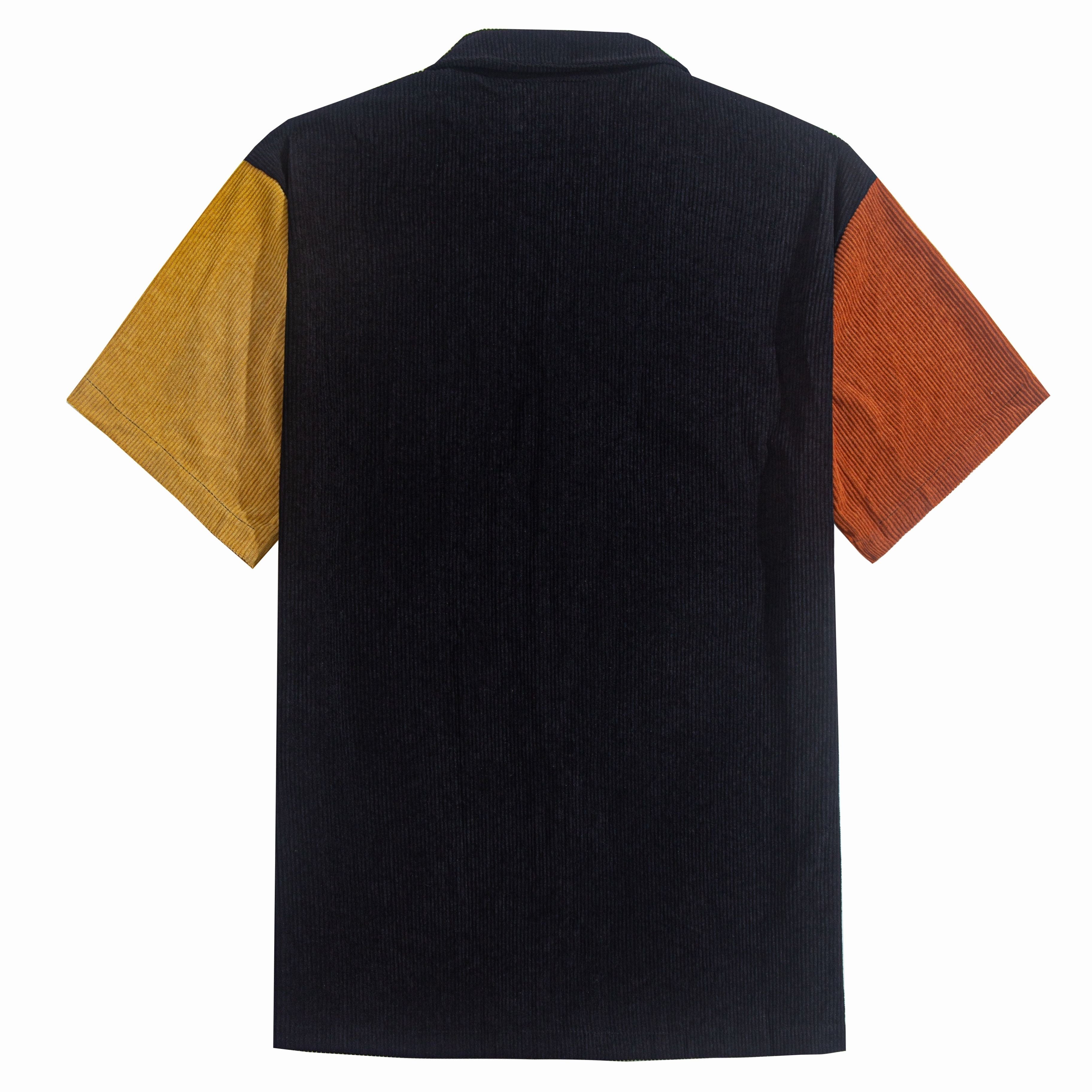 OROMEN Contrast Corduroy Shirt – Back Detail