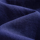 OROMEN Indigo Linen Shirt – Premium Fabric Texture