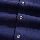 OROMEN Linen Shirt – Coconut Button Detail