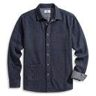 Oromen Checkered Jacquard Shirt - Front View